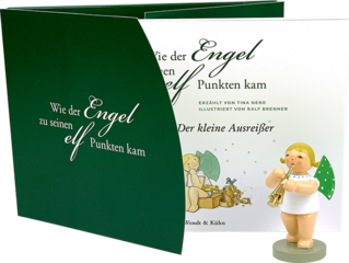 SET/EB/M/75, Set Minibuch und Figur, "Wie der Engel zu seinen elf Punkten kam"