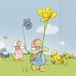 526/22/Garten, Servetten „Gartenfreude“ (‘Tuinvreugde’)         