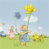 526/22/Garten, Servetten „Gartenfreude“ (‘Tuinvreugde’)         
