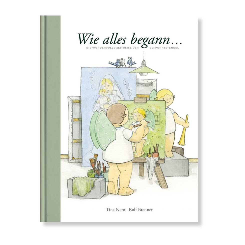 Cover des Kinderbuches mit Engel-Motiv