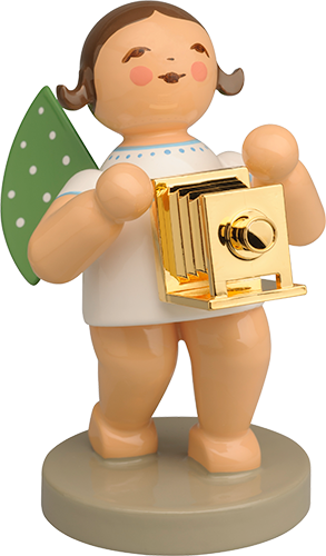 Gold Edition No. 19
Chronicler, Angel with Camera · Gold-plated
