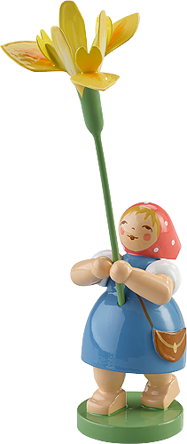Meisje met iris
